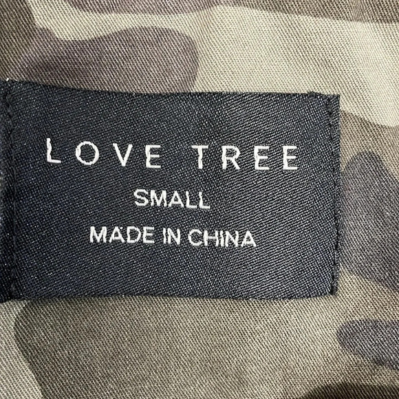 Love Tree Camo Camouflage Utility Jacket S - Picture 9 of 15